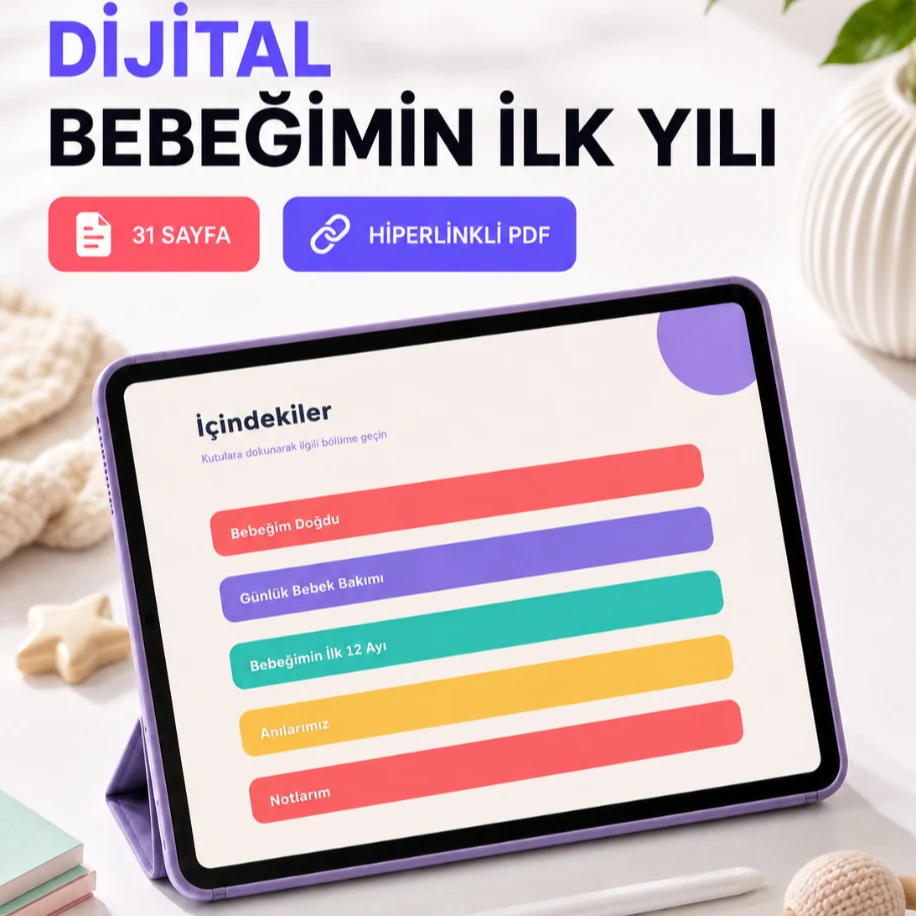 Bebeğimin İlk Yılı Dijital Ajanda — görsel 1