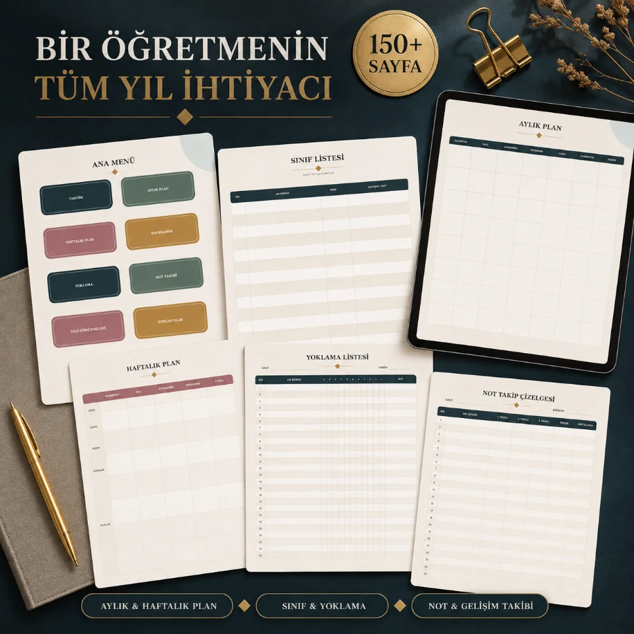 2026–2027 Öğretmen Mega Planlama Paketi