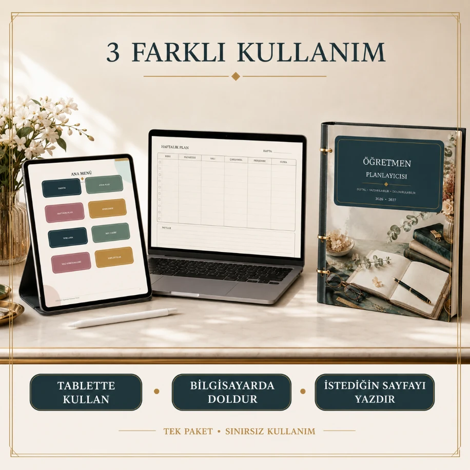 2026–2027 Öğretmen Mega Planlama Paketi