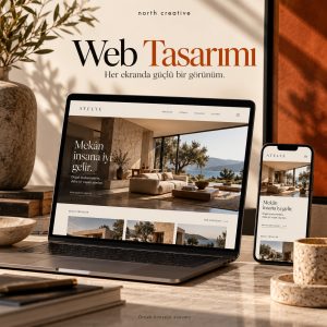 North Creative Web Sitesi Tasarımı — örnek konsept sunumu