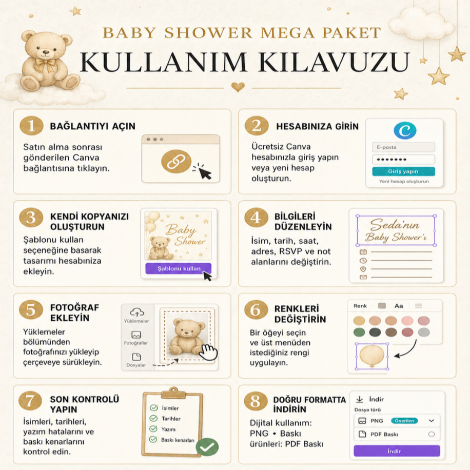 Baby Shower Mega Paket — ürün detayı