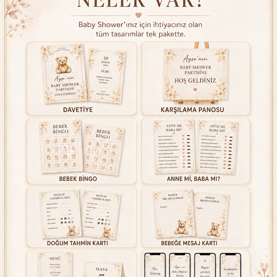 Baby Shower Mega Paket — ürün detayı